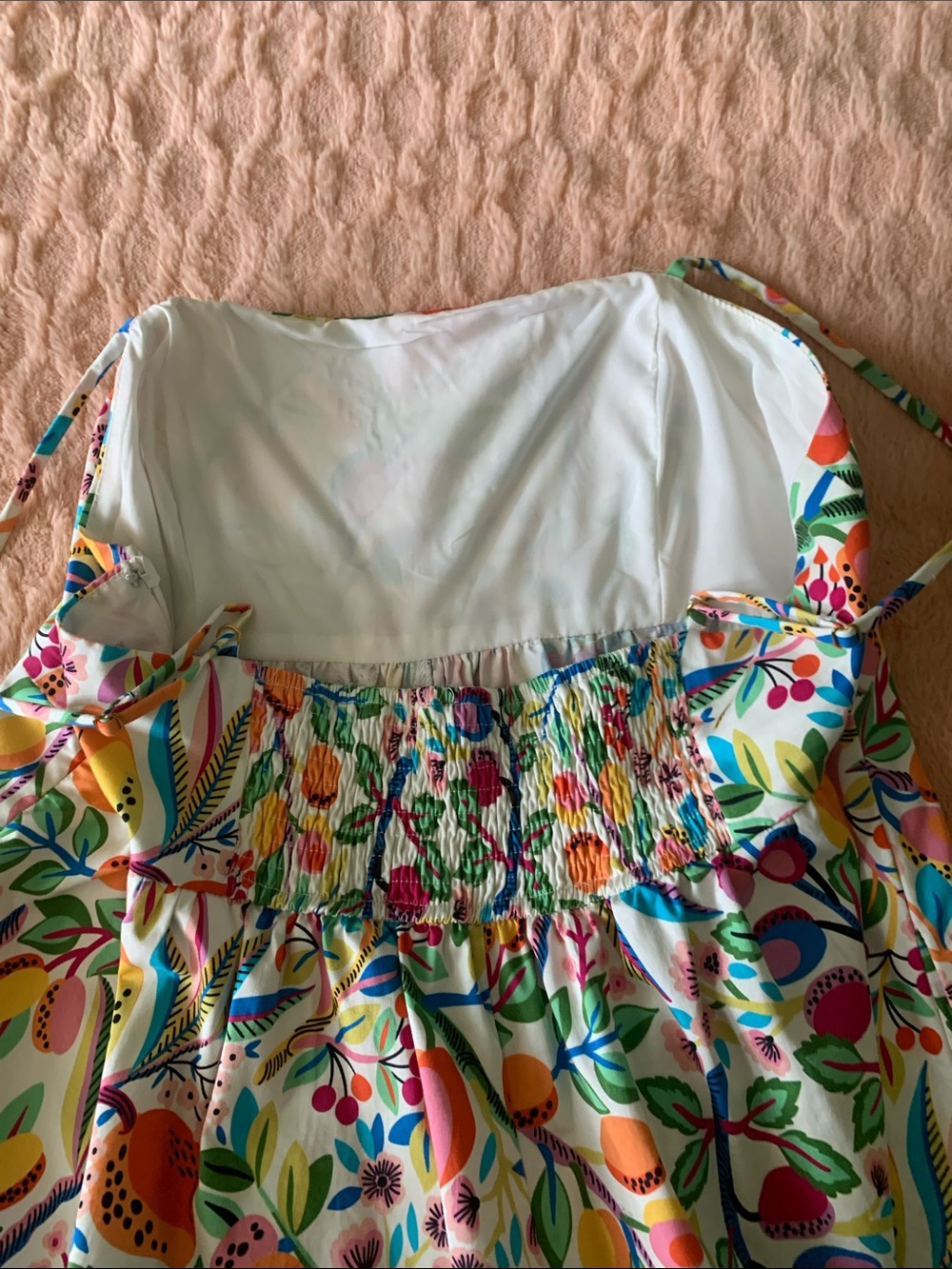HUTCH BANDEAU TROPICAL ROMBER DRESS MEDIUM NWOT - Picture 12 of 13